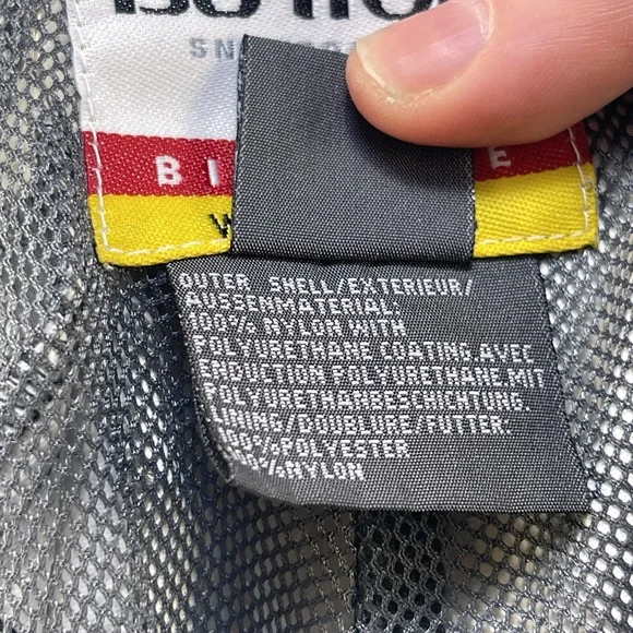 Burton Bio-Lite Beige Snow Pants Zippered Pockets Adjustable Waist Womens L - Picture 11 of 11